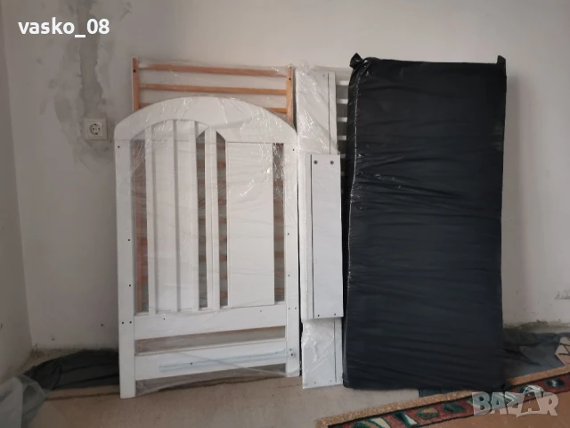Ново_бебешко легло tymon 60x120 + матрак, снимка 6 - Бебешки легла и матраци - 50623610