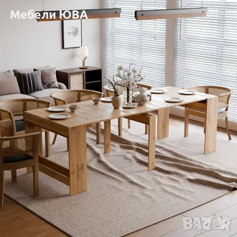 Голяма разтегателна маса до 12 души