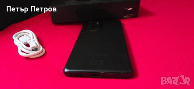 Samsung Galaxy S21 Ultra 5G 12GB RAM 128GB Phantom Black-Неразличим от нов!-комплект!, снимка 6 - Samsung - 53695453