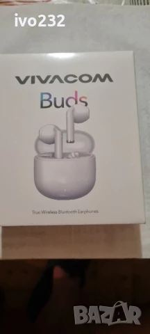 Безжични cлушaлки Vivacom Buds True Wireless Earphones, до 25 чaca, снимка 9 - Bluetooth слушалки - 50592601