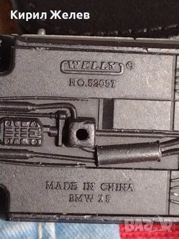 Метална количка BMW X5 MADE IN CHINA WELLY за КОЛЕКЦИЯ ДЕКОРАЦИЯ 37564, снимка 9 - Колекции - 40729729