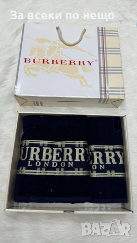 Burberry Луксозни Хавлии - 2бр. в кутия - Налични Различни Цветове Код E692, снимка 13 - Хавлиени кърпи - 51150252