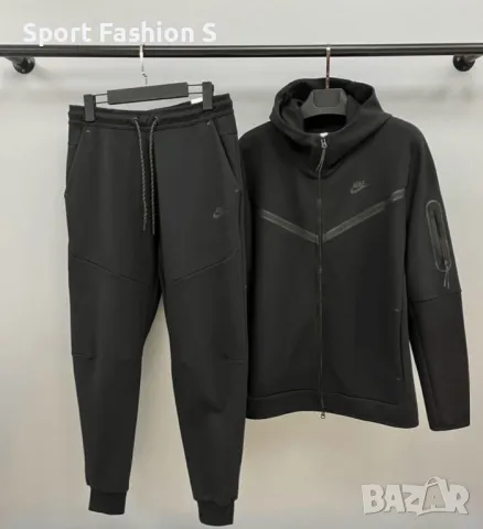Мъжки екип Nike Tech Fleece Black, снимка 3 - Спортни дрехи, екипи - 49703941