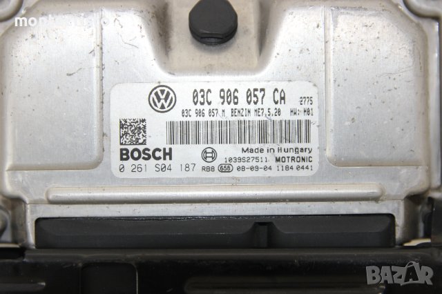 Моторен компютър ECU Seat Ibiza IV (2008-2012г.) 03C 906 057 CA / 03C906057CA / 0261S04187, снимка 2 - Части - 41400684