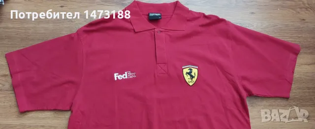Оригинална тениска FERRARI, снимка 2 - Фен артикули - 47290651