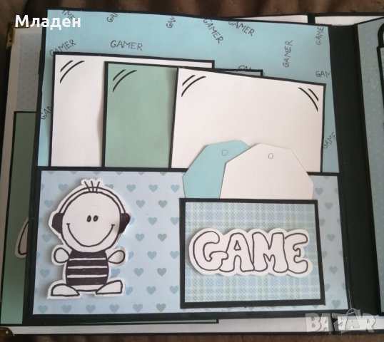 Ръчно изработен скрапбук албум, снимка 5 - Други - 35809812