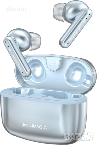Soundmagic T80BT ANC Безжични слушалки с Hi-Res аудио, хибридно активно шумопотискане