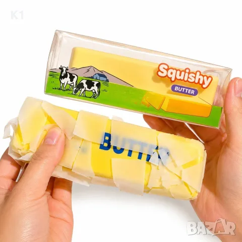 Crispy Butter Squishy Чупещо се скуиши масло бутер