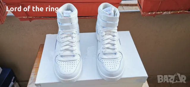 Оригинални маркови дамски кожени сникърси DIADORA - 38 номер, снимка 3 - Кецове - 49934670