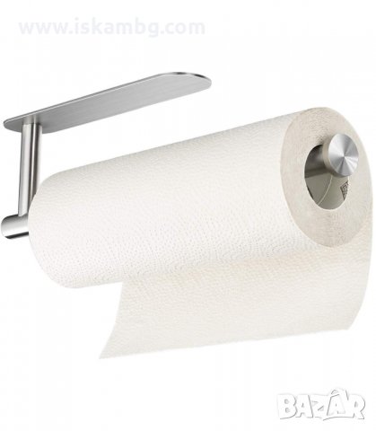 ПОСТАВКА ЗА КУХНЕНСКА ХАРТИЯ ЗА МОНТАЖ НА СТЕНА ИЛИ ПОД ШКАФ - код 3157, снимка 6 - Аксесоари за кухня - 33889149