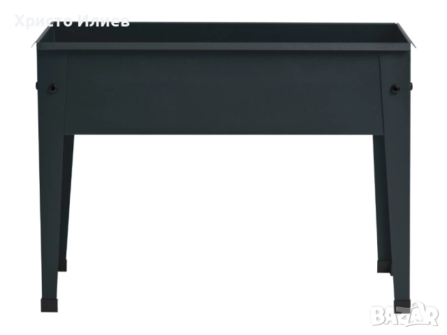 Метална саксия Цветарник Кашпа Parkside Антрацид PARKSIDE, снимка 7 - Саксии и кашпи - 51756547