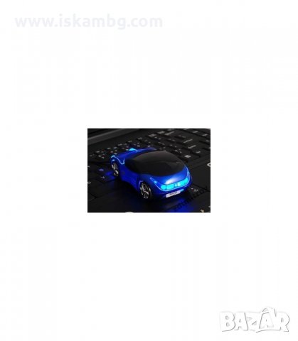ОПТИЧНА МИШКА - КОЛА ЗА КОМПЮТЪР И ЛАПТОП - код ФЕРАРИ-синя, снимка 4 - Клавиатури и мишки - 34116246