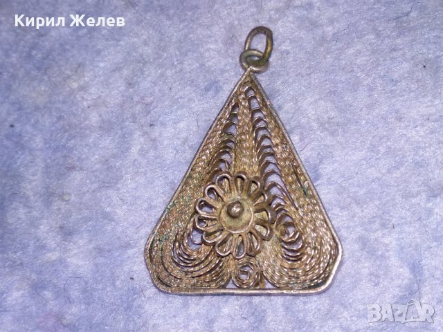 19век ФИЛИГРАНЕН СРЕБЪРЕН НАКИТ МЕДАЛЬОН ВИСОКА ПРОБА СРЕБРО ИЗЦЯЛО РЪЧНА МАЙСТОРСКА ИЗРАБОТКА 18042, снимка 14 - Антикварни и старинни предмети - 40940360
