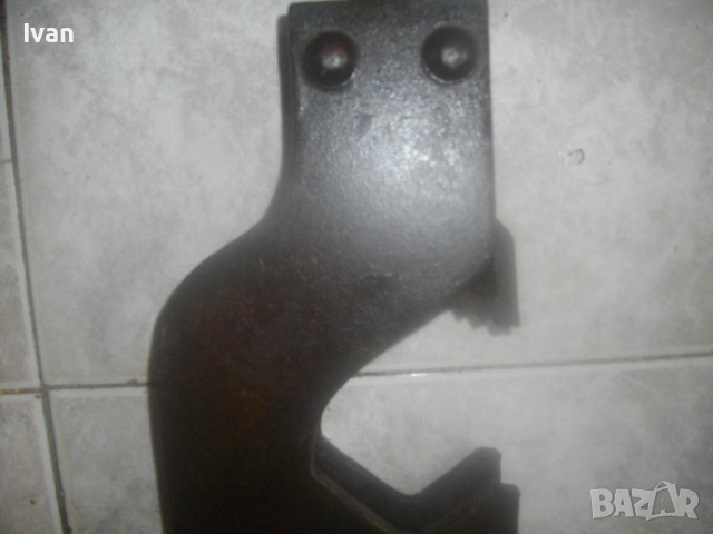 6,5 кг Заводско Тръбно Менгеме Старо Качество-Отлично-Захват 10-85мм-Немско-Масивно-Плътно Желязо, снимка 5 - Менгемета - 44682744