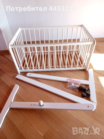 Бебешко легло- люлка и музикални въртележки