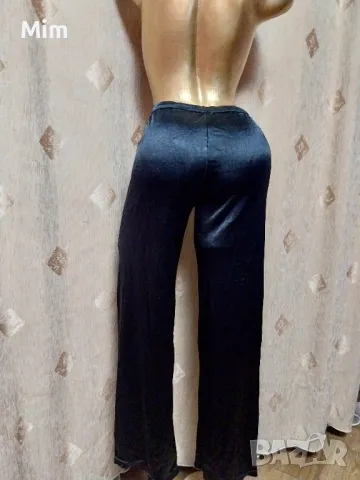 Indio М/ XL Сатенен еластичен ,черен панталон , снимка 4 - Панталони - 47429519