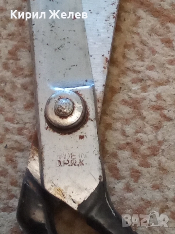 Стара шивашка ножица 50584, снимка 2 - Антикварни и старинни предмети - 52127284