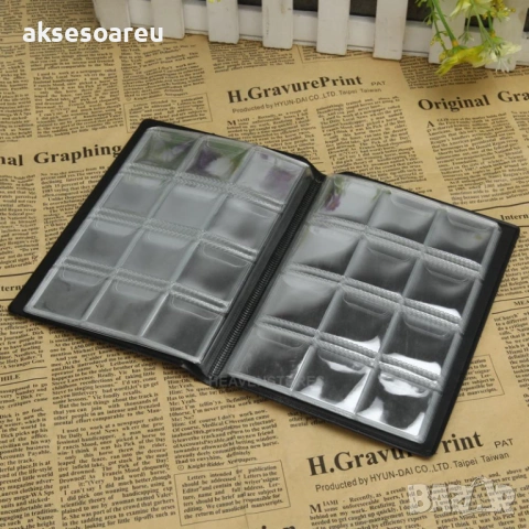 Нов Кожен албум за монети с 10 прозрачни страници с 120 джоба Книга  каталог за колекция на монети, снимка 16 - Нумизматика и бонистика - 53770012