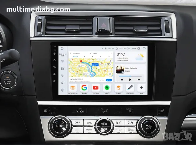 Subaru Legacy 2015-2018 Мултимедия Навигация Android, снимка 3 - Аксесоари и консумативи - 50034350