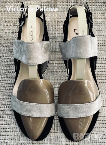 Скъпи елегантни сандали DI LAURO Италия, снимка 2 - Сандали - 51045049