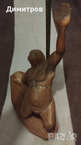 Авторска  испанска скулптура, снимка 2 - Антикварни и старинни предмети - 53774287