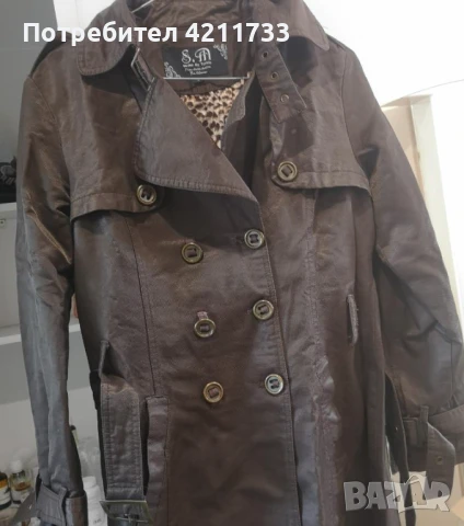 дамски елегантен шлифер размер S, снимка 2 - Якета - 50701705