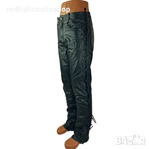 👖 4902 – Raberg Мъжки кожен панталон с връзки – Размер 33 – 100 лв, снимка 2 - Аксесоари и консумативи - 50417117