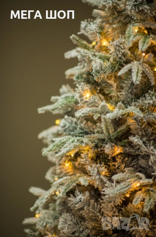 Коледна елха с вградени лампички по връхчетата, снимка 3 - Декорация за дома - 52586148