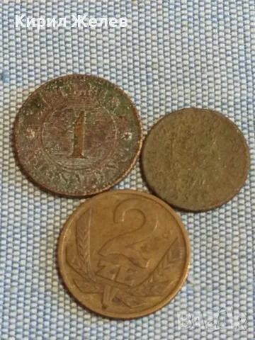 Три монети от цял свят стари редки за КОЛЕКЦИЯ ДЕКОРАЦИЯ 40884