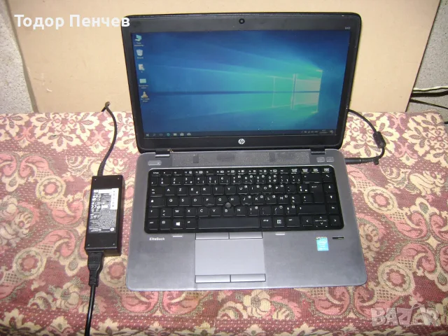 EliteBook 840 - Core i5 4 gen., 16 GB RAM, 256 GB SSD, зарядно, батерия, снимка 3 - Лаптопи за дома - 56048650