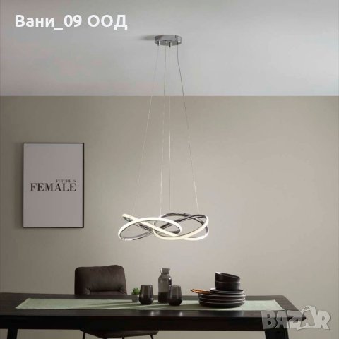 Полилей със спираловиден дизайн , снимка 3 - Лампи за таван - 41325345