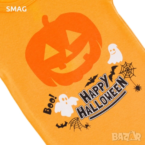 Бебешко боди Happy Halloween / Хелоуин_1244060, снимка 3 - Бодита за бебе - 52117480