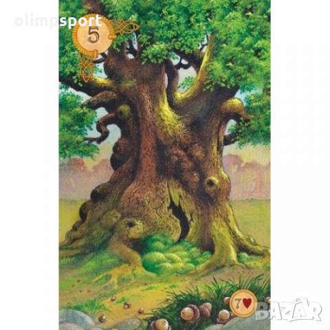 карти оракул  USG CELTIC LENORMAND  нови  Тази колода от 45 карти, с цветни произведения на изкуство, снимка 3 - Карти за игра - 35862013