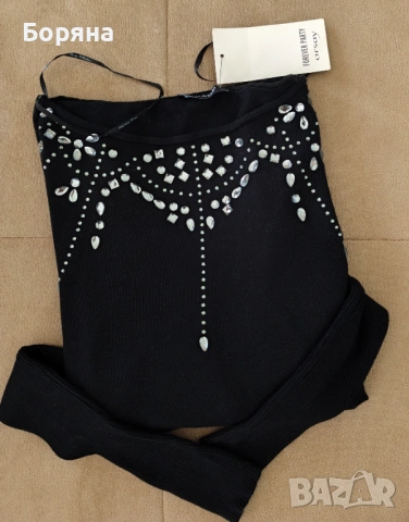 ORSAY нов с етикет пуловер с камъни, снимка 10 - Блузи с дълъг ръкав и пуловери - 53446384