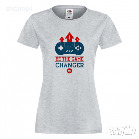 Дамска тениска Be The Game Changer, Геймс,Игри,Тениски с Игри, снимка 5 - Тениски - 36190637