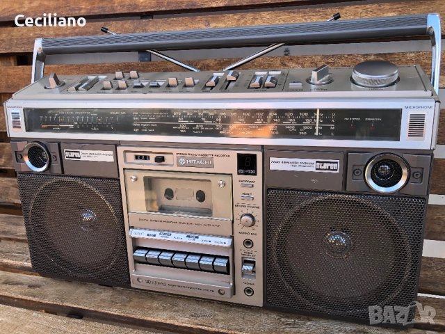 🎄Два броя - Hitachi TRK-8190 -Колекционерски радиокасетофон !, снимка 2 - Радиокасетофони, транзистори - 52794365