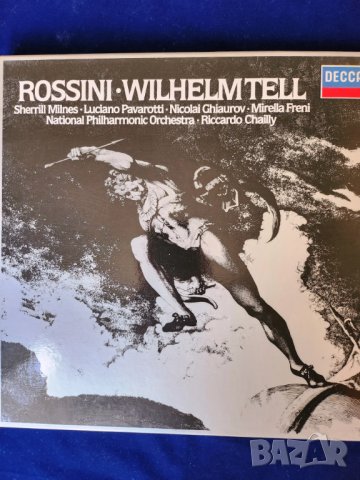 операта "Вилхелм Тел" на Росини, на DECCA на 4 LP vinyl, с Николай Гяуров, Мирела Френи, Павароти..., снимка 1 - Грамофонни плочи - 41631910