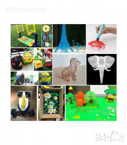 3087 3D Писалка за рисуване и моделиране, снимка 4 - Рисуване и оцветяване - 34248551