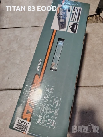 Авто прахосмукачка - компресор STHOR, 2 в 1, 80 W , снимка 3 - Друга електроника - 51407636