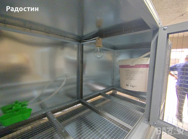 Двуетажна клетка разделена на половина , снимка 3 - За птици - 50838301