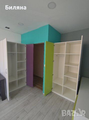 Двукрилен гардероб за детска стая 90/200, снимка 2 - Гардероби - 40808759