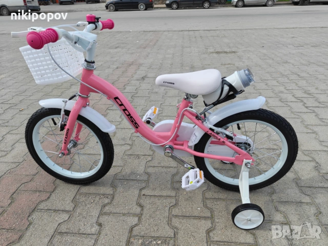 CROSS Велосипед 16" LARISA розов, снимка 8 - Велосипеди - 53830533