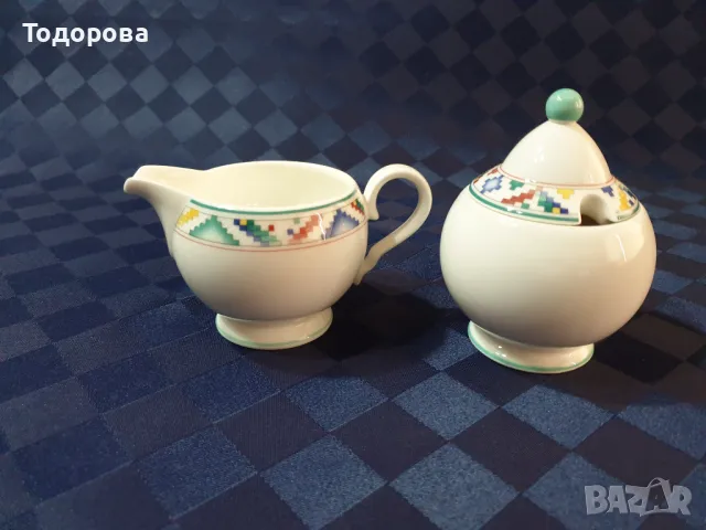 Порцеланови захарница и латиера Villeroy  &  Boch 