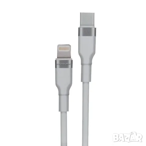 USB-C към Lightning кабел 1 метър до 20W за iPhone и iPad