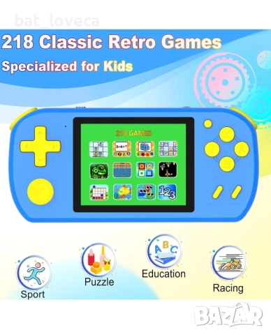 Чистo новa  конзолa с 218 игри за деца, снимка 2 - Електрически играчки - 53737706