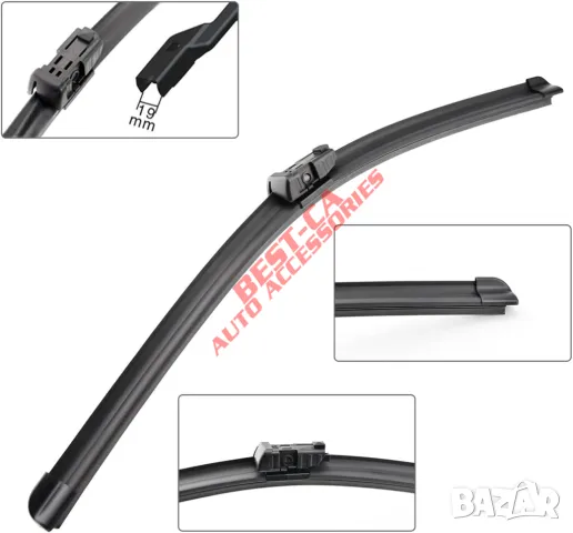 Комплект чистачки за предно стъкло 68+63 cm. подходящи за Opel Astra J (2009-2015), снимка 4 - Аксесоари и консумативи - 49447997