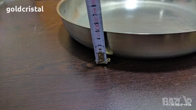 Българска тава хром, снимка 4 - Съдове за готвене - 28364694