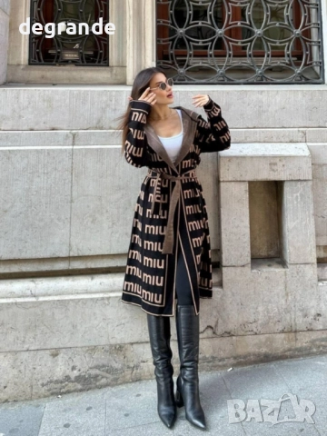 Дамска дълга жилетка MiuMiu , снимка 2 - Жилетки - 51520335