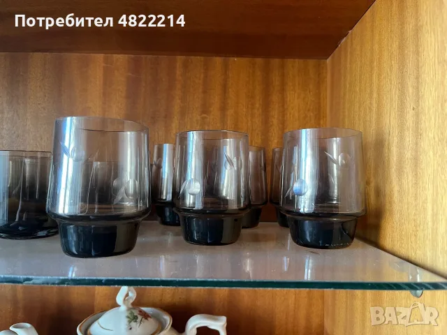 6 водни чаши и чаши за уиски