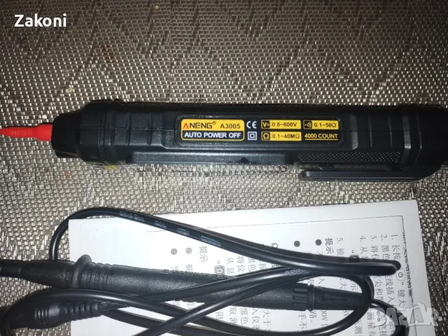 Цифров мултицет тип писалка, снимка 2 - Други инструменти - 50045428